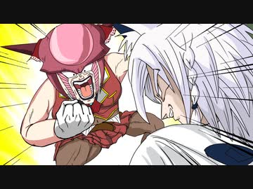 【手描き】壺オジで絶対負けたくないマリンと余裕のフブちゃん