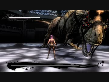 【リョナ】あやね vs ティラノサウルス！【ninja gaiden 3】【※閲覧注意】
