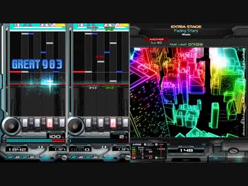 録画機能と逆位相で聴くFading Stars(SP ANOTHER)【beatmaniaIIDX RESIDENT】