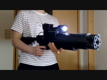 映画「ザ・グリード」怪物殺しの名銃　「M1L1三銃身突撃銃」っぽい電動ガン作ってみた。その２