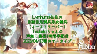 【Albion Online】自給自足雑兵系女槍兵Tsubakiちゃんの声無し最長1時間半配信2023/04/13の朝の部のアーカイブ