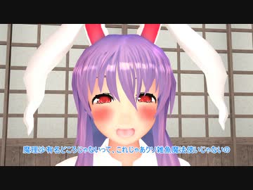 未来から子孫がメッセージを伝えに来た　【東方MMD】