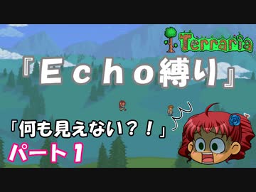 [Terraria]　『Ｅｃｈｏ縛り』パート１　[ゆっくり実況]