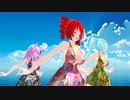 【MMD】JUMP UP【重音テト　闇音レンリ　初音ミク】