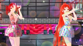 【MMD】ロストハートバットエイク【重音テト　波音リツ】