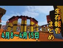 【ゆっくり実況】進捗まとめ 4月8日～4月15日【Minecraft】