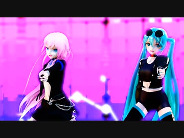 MMD、ルカ、ミク、計2人、で、YOASOBI「「セブンティーン」