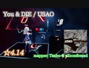 【ビートセイバー】You & DIE - USAO (Hard ranked ☆4.14) take2【S】