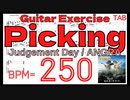 JUDGEMENT DAY TAB ANGRA Kiko Loureiro Guitar Picking BPM250