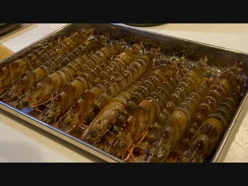 生きた車海老をそのまま醤油に漬けると、、、