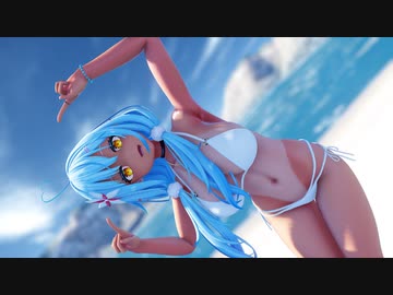【MMD】雪花ラミィ - DEEP BLUE TOWNへおいでよ【ホロライブ】