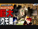 【マインクラフト】クモ大洞窟で全滅！ RAGECRAFT3 で勇者見習い生活 #13【実況】
