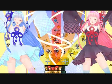 【MMD】揺れるタイプの琴葉姉妹宝箱ダンス【Vampire Survivors】