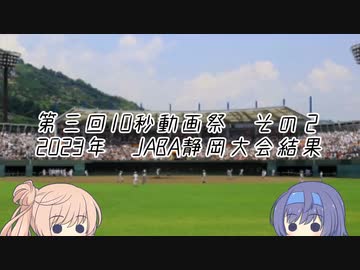 第三回10秒動画祭②　2023年JABA静岡大会結果