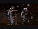 リョナ ゲームオーバー Nightwolf Pure Guts Brutality on two girls Mortal Kombat 11