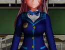 【MMD】教室で寝そべってるオンナノコのパズルを解いて