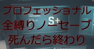 RE4　プロフェショナル　全縛りノーセーブ　死んだら終わり　part６