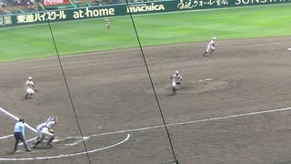 高知の代わった辻井くんから上迫田 優介くんヒット【選抜甲子園2023年3月27日専大松戸 対 高知 】