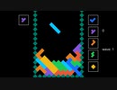 45°傾いたテトリス作ってみた