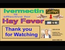 Ivermectin is effective for hay fever