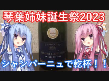 【第三回10秒動画祭】シャンパーニュで乾杯？【琴葉姉妹誕生祭2023】
