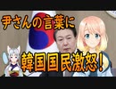 【韓国の反応】尹さんの発言に韓国国民が激怒！【世界の〇〇にゅーす】