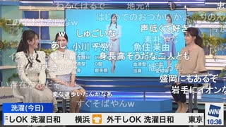 【魚住茉由・小川千奈】新人キャスターお披露目【江川清音】