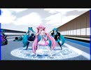 MMD、ルカ、ミク、ぴるらミク、計５人、で、アイロニック
