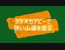 タケオカアビー 狭い山道を走る