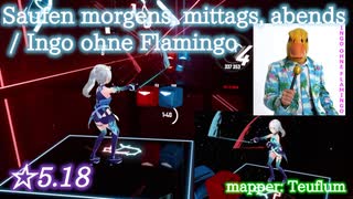 【ビートセイバー】Saufen morgens, mittags, abends - Ingo ohne Flamingo (Expert+ ranked ☆5.18)【A】