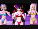 【東方MMD】霊夢・魔理沙・アリスで「シッポのダンス」1080P