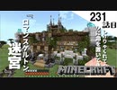 《Minecraft》ロマンスケルトン迷宮は地獄でした。〜てきとうサバイバル231話目。〜