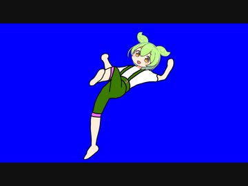 蹴りを入れた後すぐに土下座をするずんだもんBB