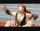 【DOA6 ryona】かすみ にバースがベアハッグ(コス7+8+9)
