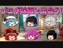 【ゆっくり茶番】ぴこと出会った妹組