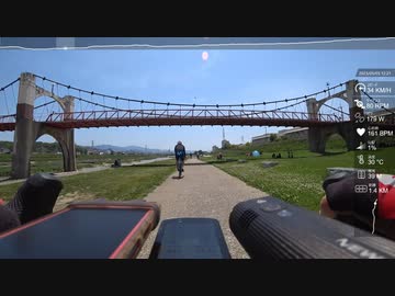 大阪府　石川CR　大和川～サイクル橋　（１０８０ｐ）