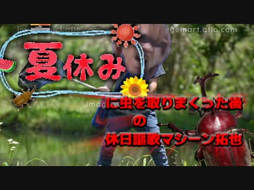 夏休みに虫を捕りまくった後の休日謳歌マシーン拓也