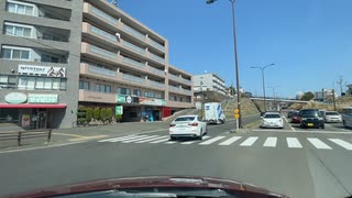 宮城　仙台　白石城　蔵王方面ドライブ30　北仙台駅付近、旧4号線（ドン・キホーテ前）台原、いつものコンビニ　ラスト　2023　0401　マツダ２車載