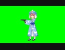 ハンドガンを撃つVVAN姉貴