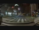 鉄道車両陸送の様子