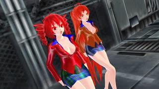 【MMD】シークレット・アイリス【重音テト　波音リツ】