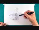 マリオをプリンターのように描いてみた。