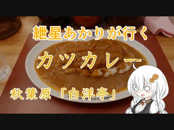 紲星あかりが行く！～カツカレー～ 「白洋亭」　＠秋葉原