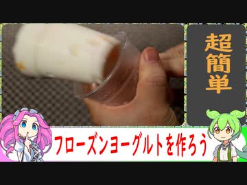 【冷凍食品レビュー】フローズンヨーグルトを作ろう！！【VOICEVOX解説】