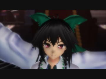 【東方MMD】Wiggle Wiggle お空　【sdPBR4.30】