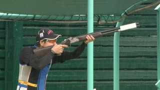 プロゴルファーも参戦？８０キロで飛ぶ的を撃つ「クレー射撃」国際大会の選考会