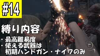 【RE4】バイオRE4 難易度プロフェッショナル 初期ハンドガン縛り Chapter 6-2