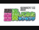 月刊ニコニコ演奏してみたランキング #96　2022年11月