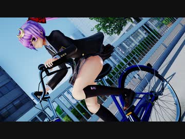 【ＭＭＤ】空色町をさわやかにサイクリング　パチュリー・ノーレッジ　【Ray-MMD1.52　ぱんつ注意】