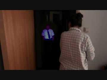 ライトを消すと現れる武田信玄